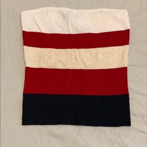 Striped tube top